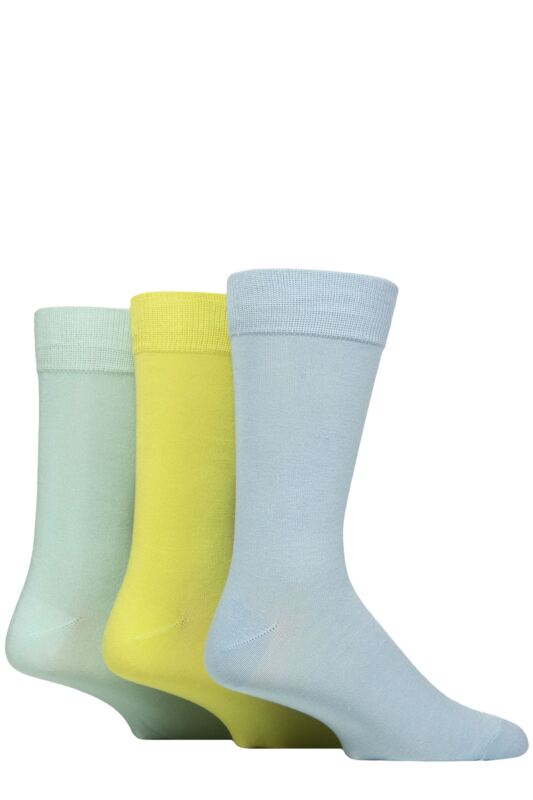 Glenmuir 1891 Bamboo Socks Blue, Lime, Mint.