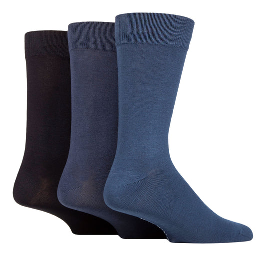 Glenmuir 1891 Bamboo Socks, Navy MIx.