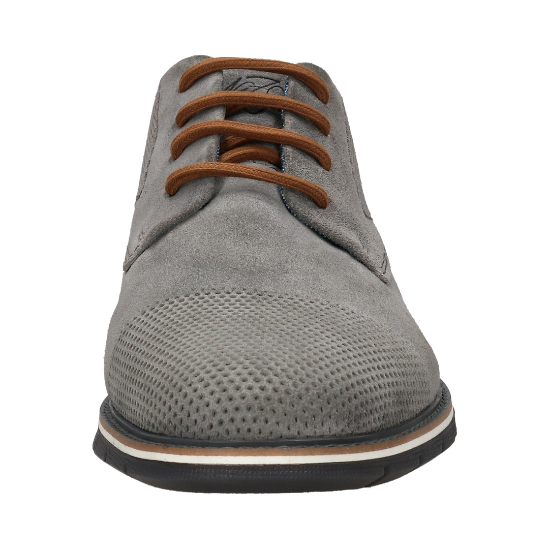 Lightweight Grey Suede Lace Up Derby