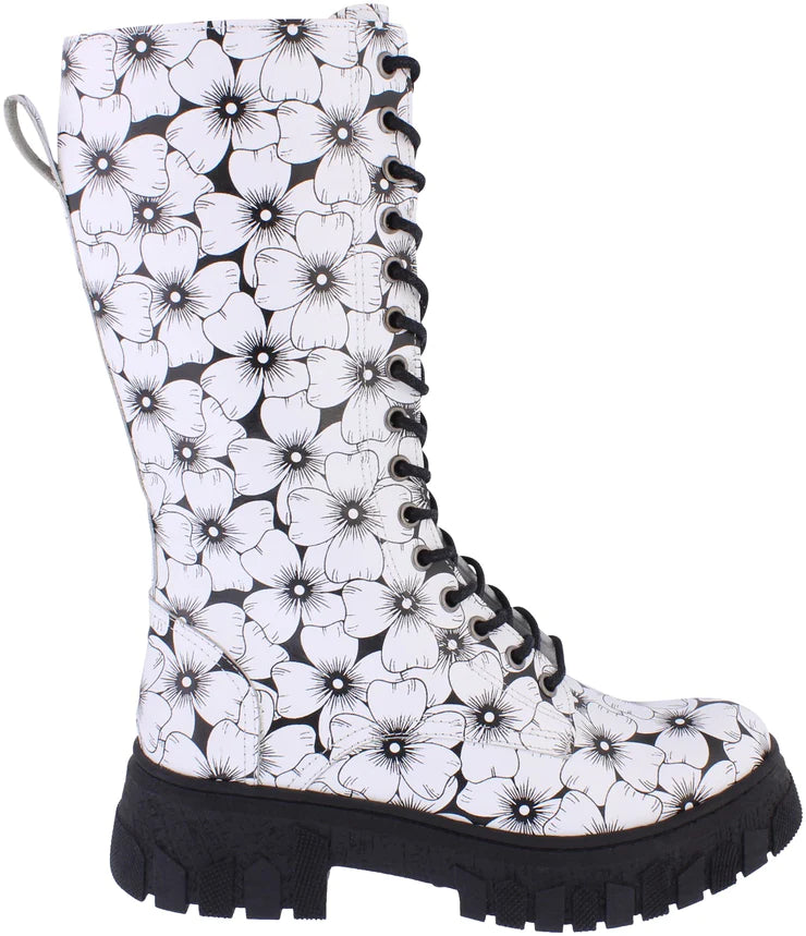Adesso Arden Mono Flower Mid Length Boot