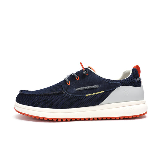 Bay Navy Marino Boat Shoe