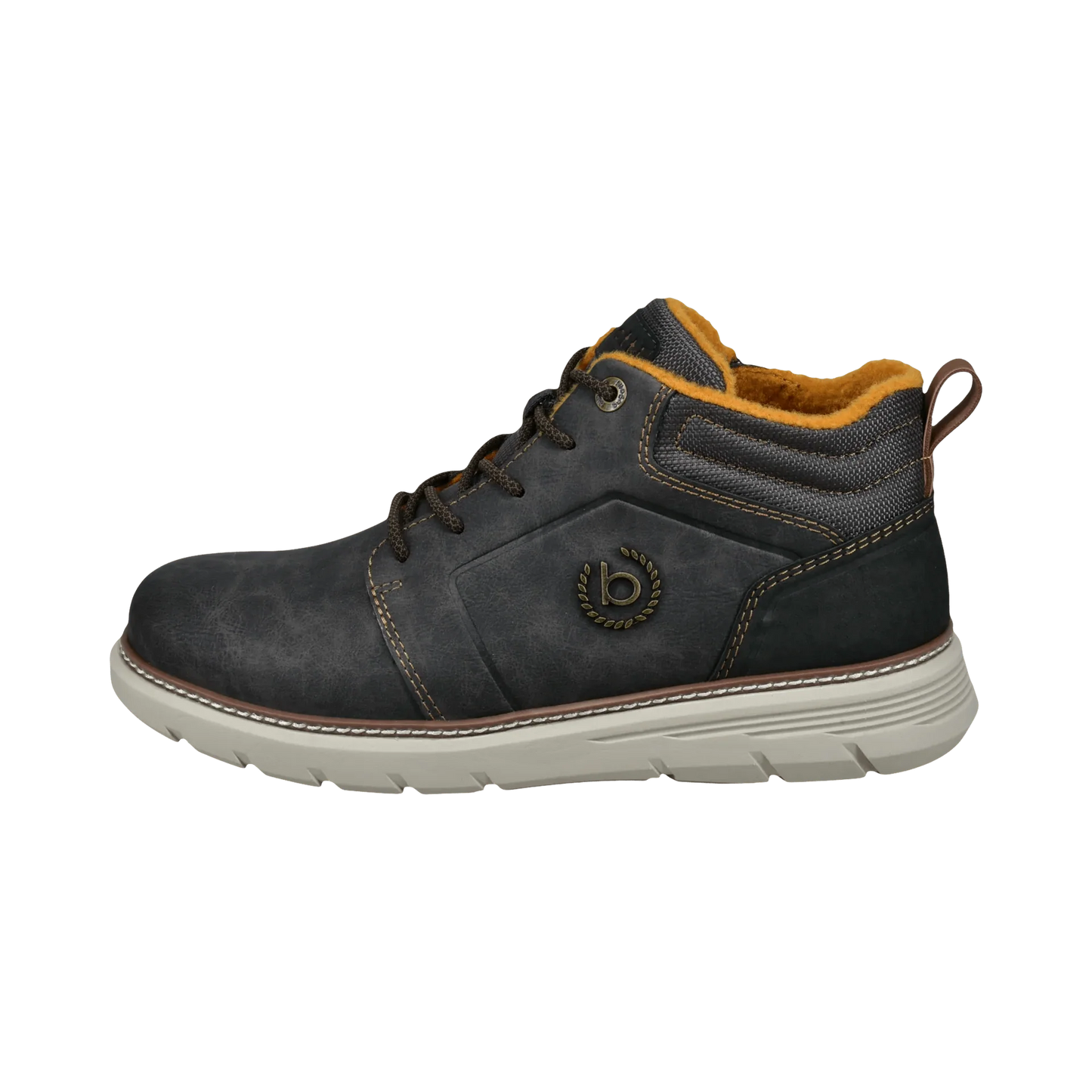 Lightweight Palau Lace Up Brown Boot with side zip
