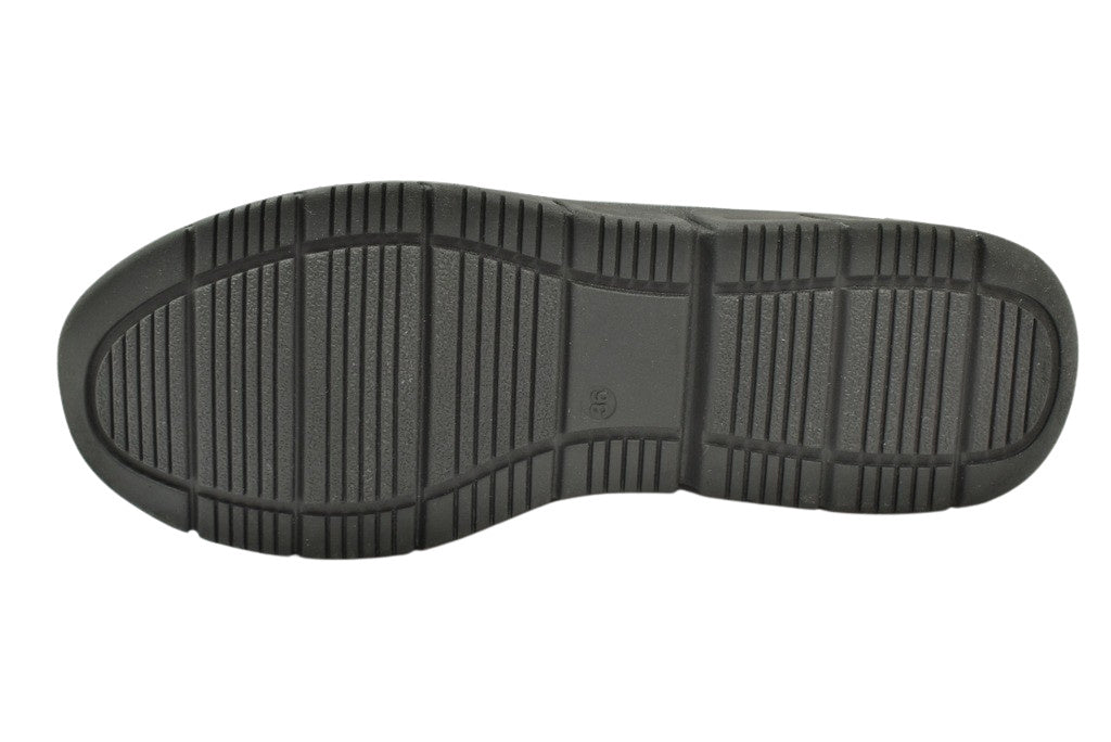 Caprice Navy Ocean Leather Loafer. Only sizes 3.5 and 4 left.