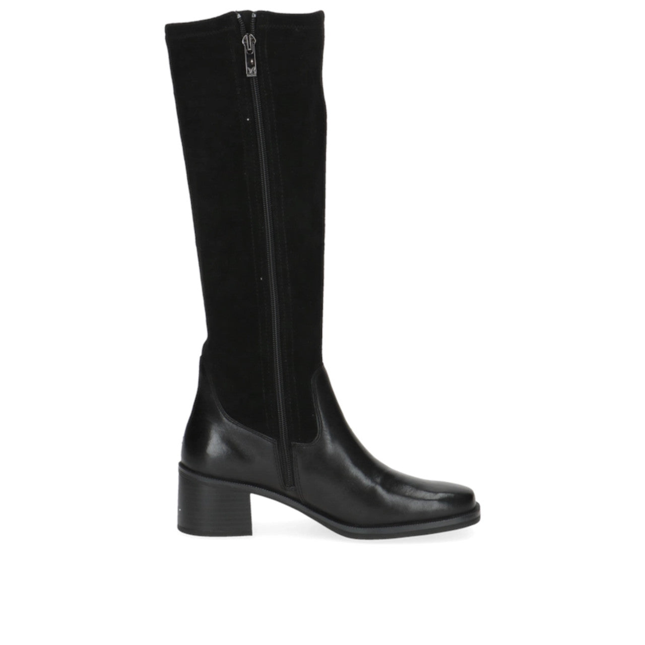 Caprice Black Comb Leather/Suede Long Boot Only size 3.5 left