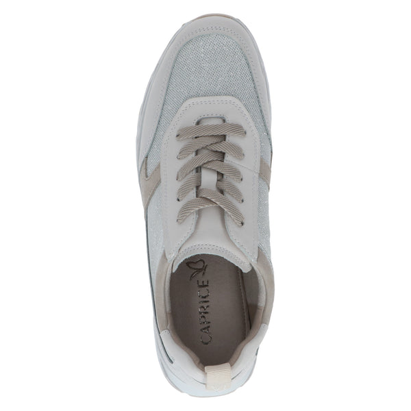 Caprice Off White and Cream suede leather wedge trainer. Only sizes 3.5 and 5 left.