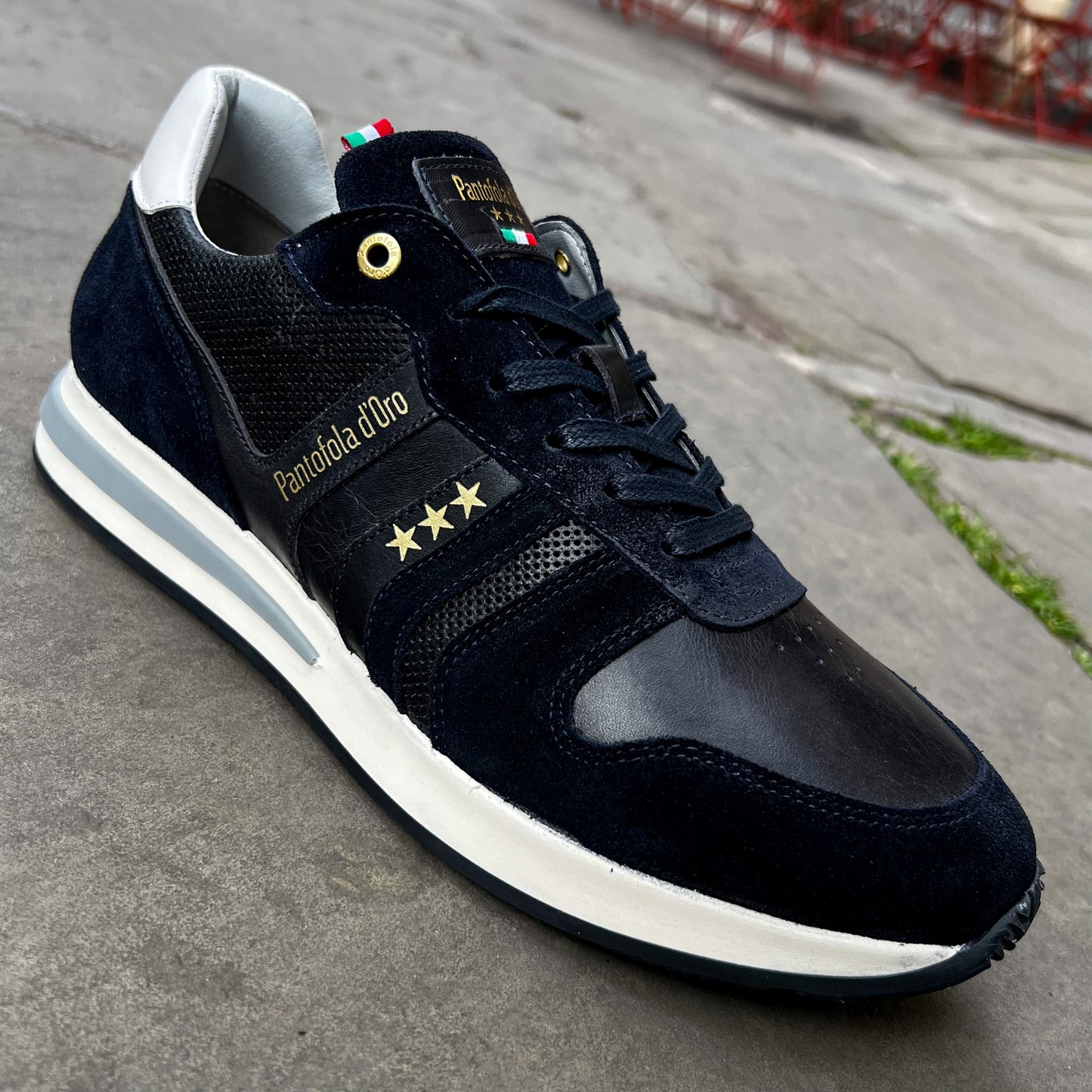 Classico Vitello Leather Dark Navy