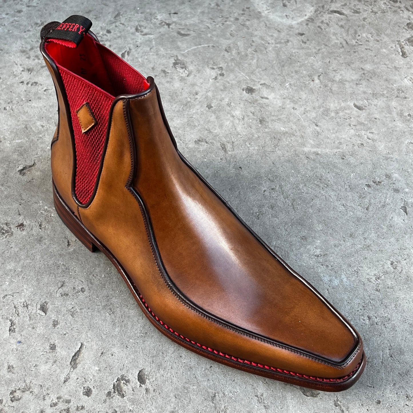 "Scotts" Melly Chelsea Boot Mahogany