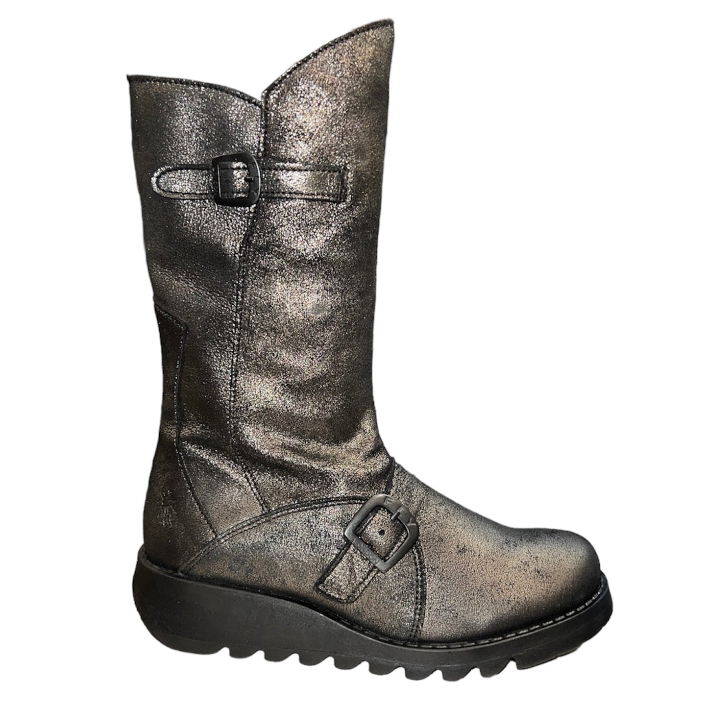 Fly London Mes2 Cool Graphite Mid Calf Boots. Only 4 left