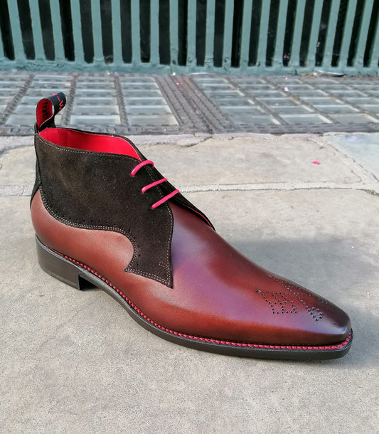 "O'toole Whats New Pussycat " Chukka Boot Brown