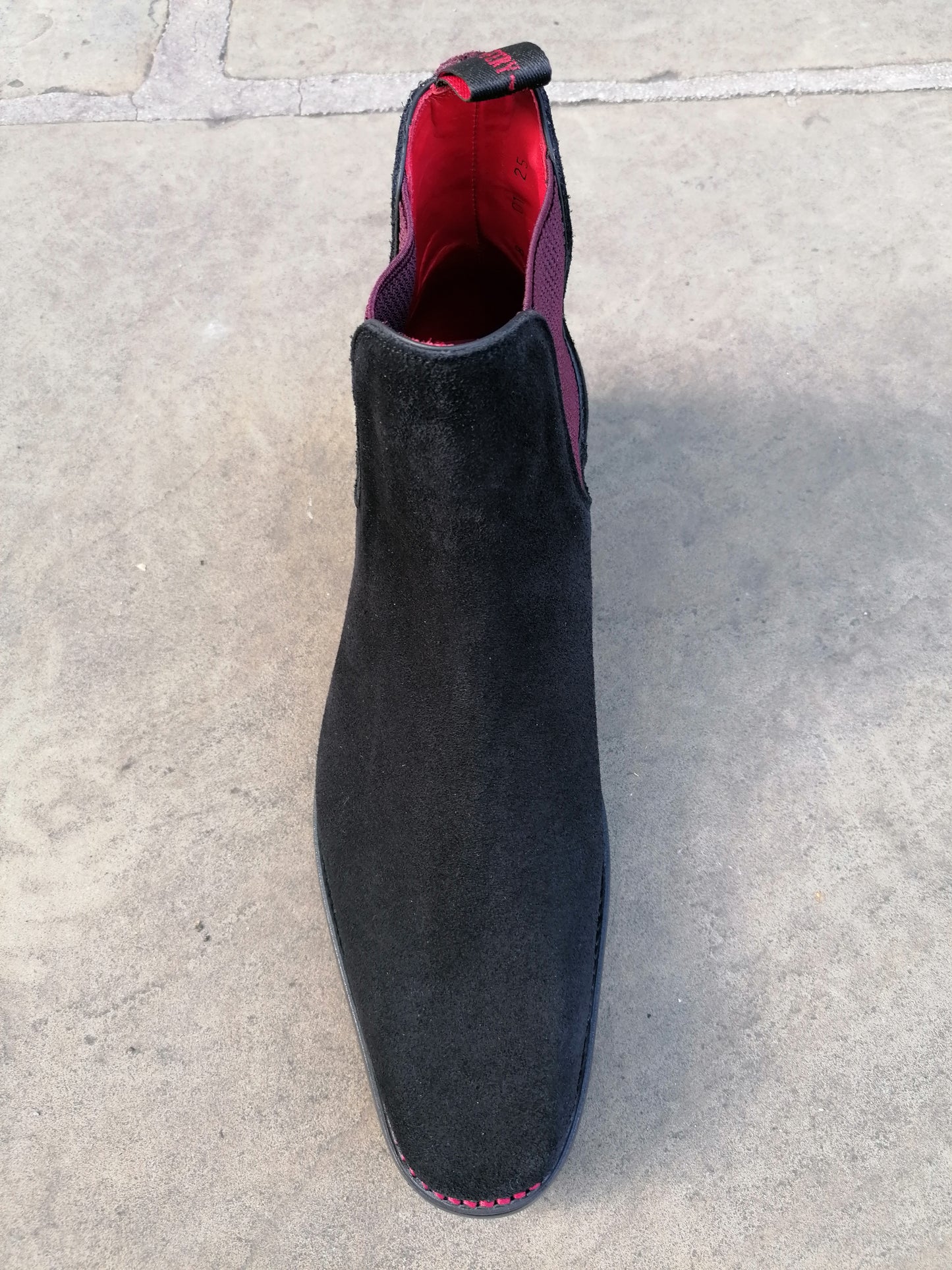 "La Rioja Libertine " Chelsea Boot Black Suede
