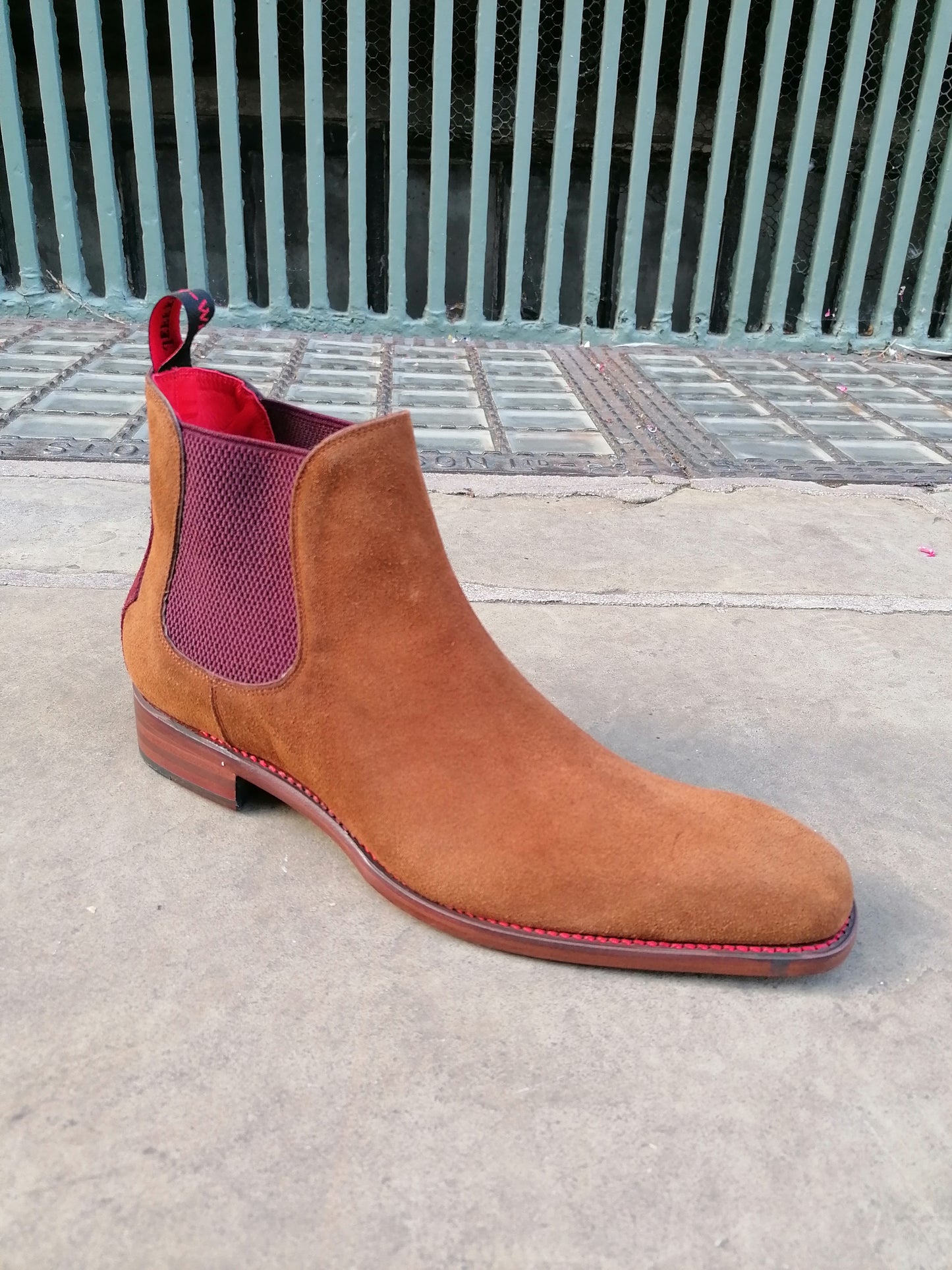 "La Rioja Libertine " Chelsea Boot Cognac Suede