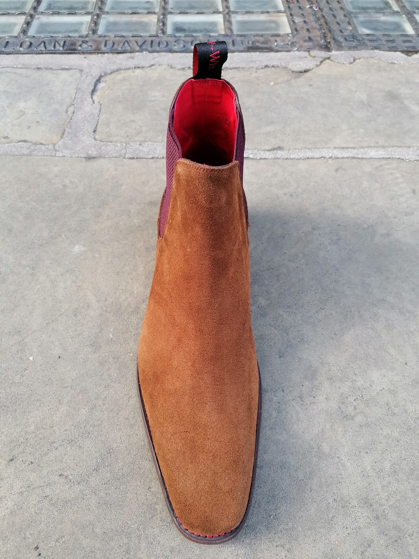"La Rioja Libertine " Chelsea Boot Cognac Suede