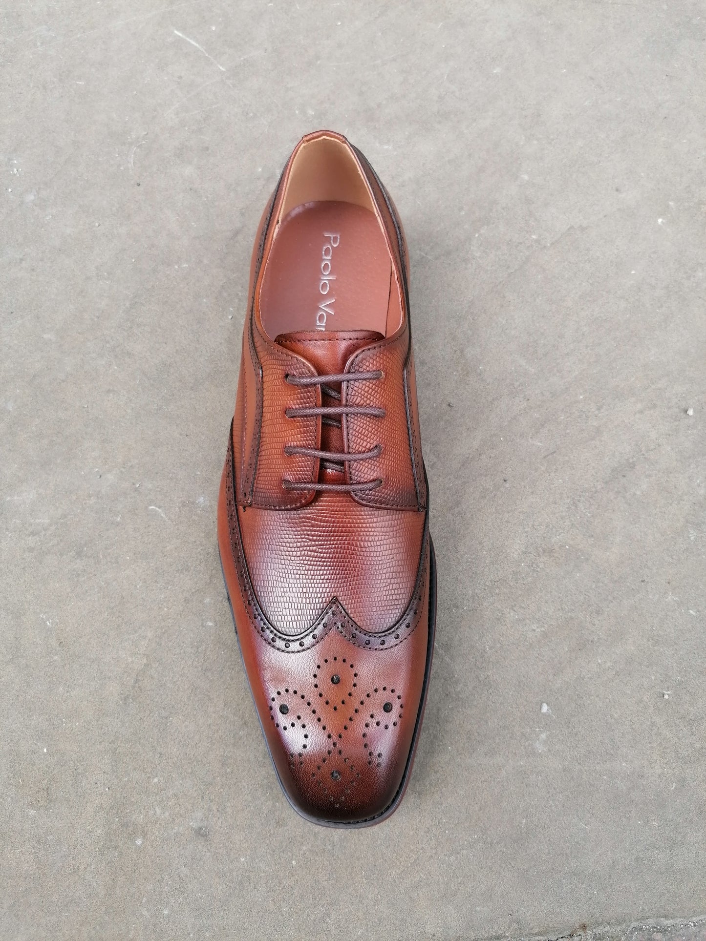 Paolo Vandini Revere Dark Tan Shoe