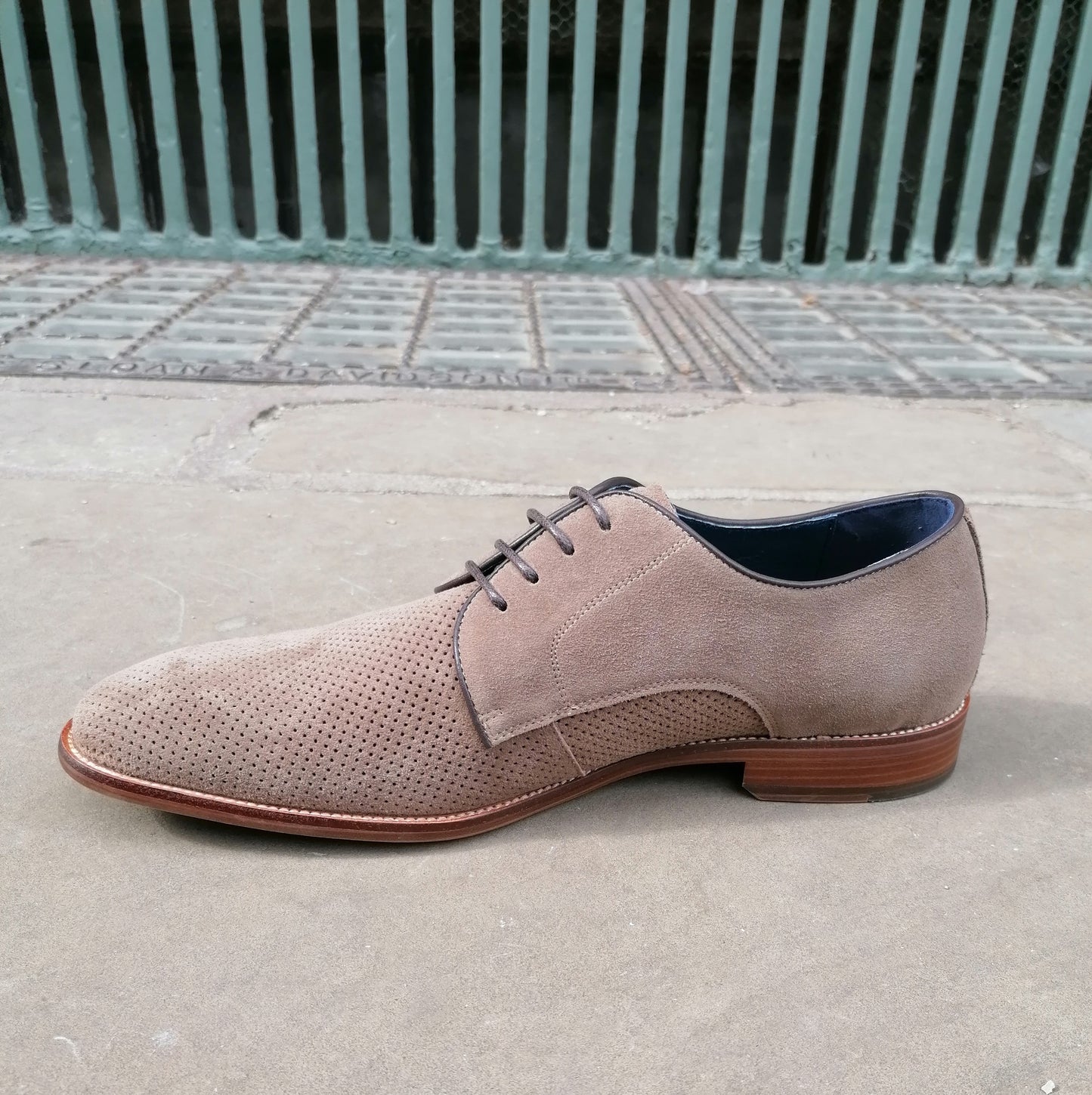 Paolo Vandini Rufus Grey/Taupe Suede Shoe