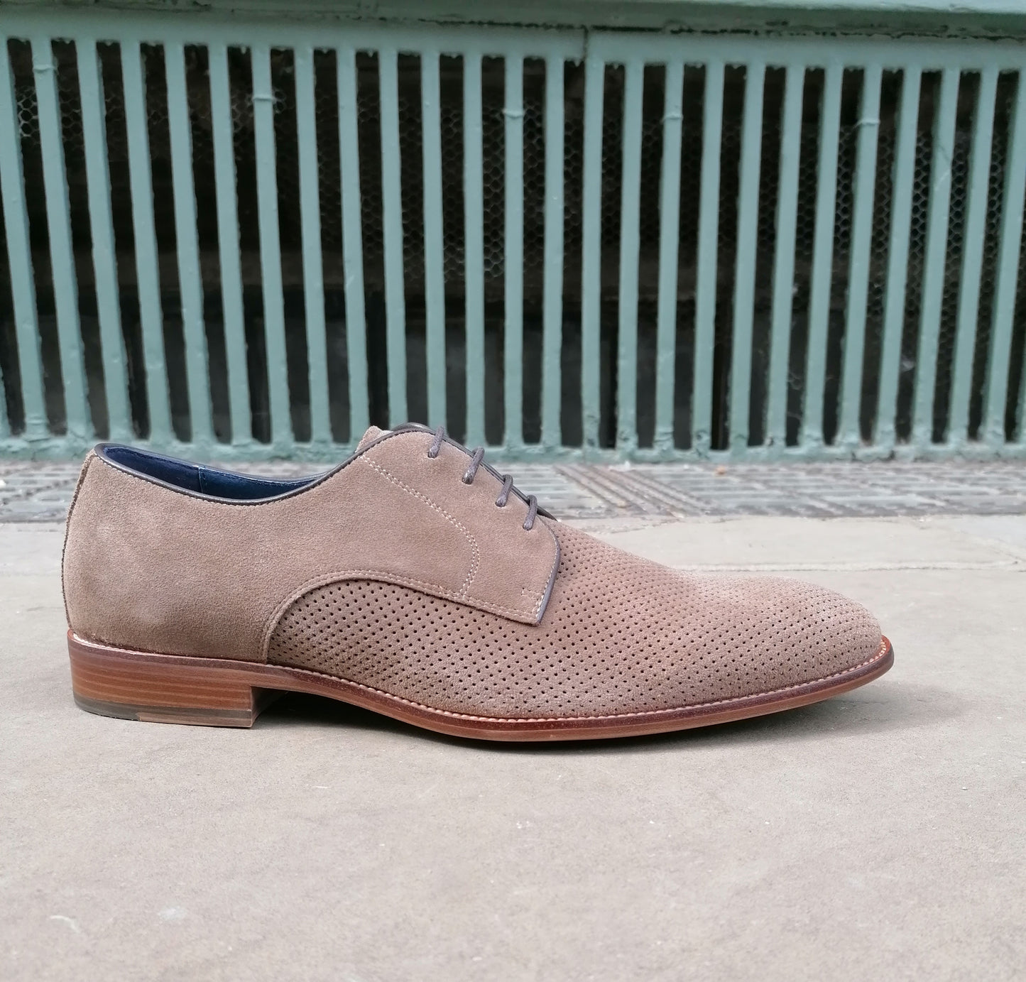 Paolo Vandini Rufus Grey/Taupe Suede Shoe