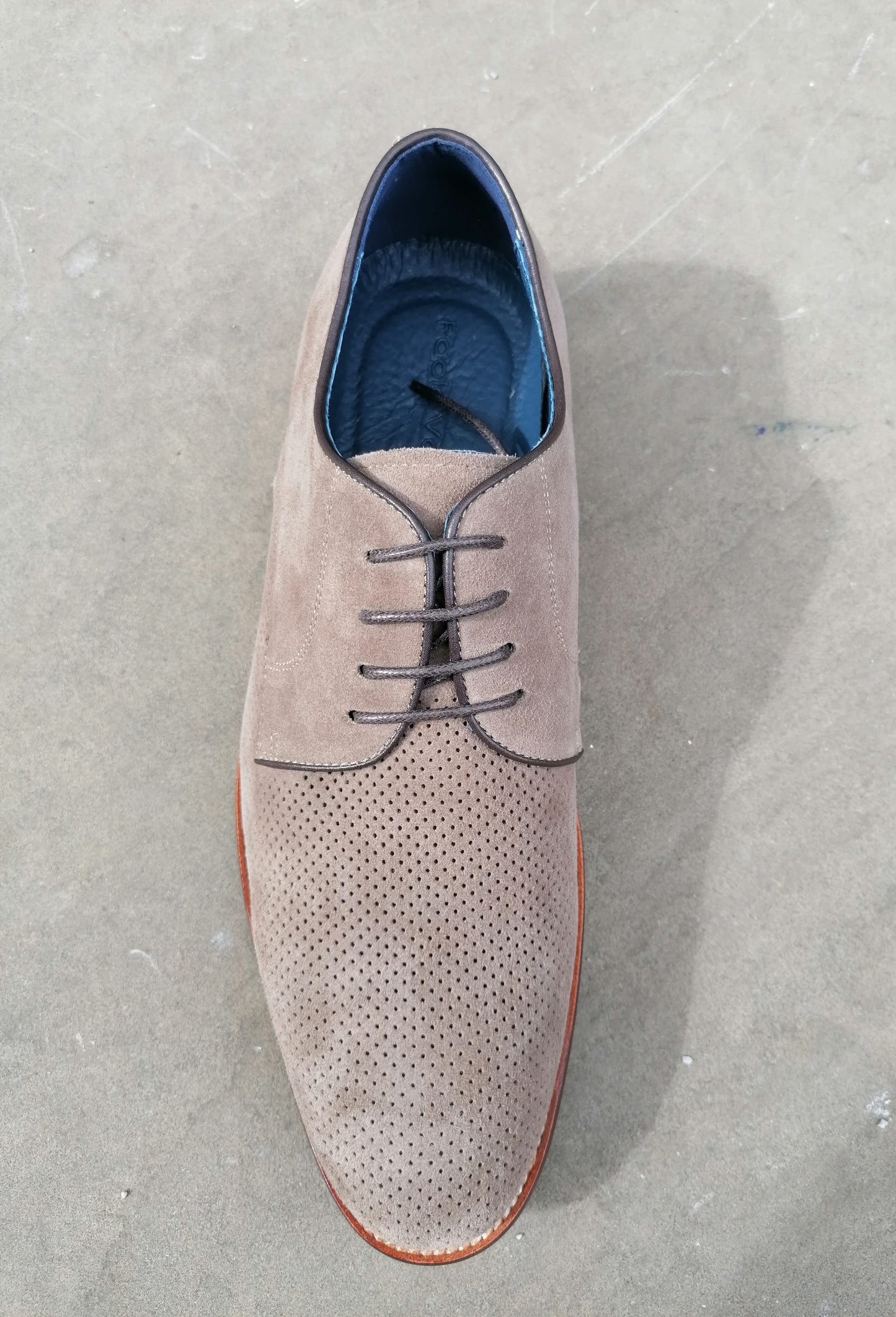 Paolo Vandini Rufus Grey/Taupe Suede Shoe
