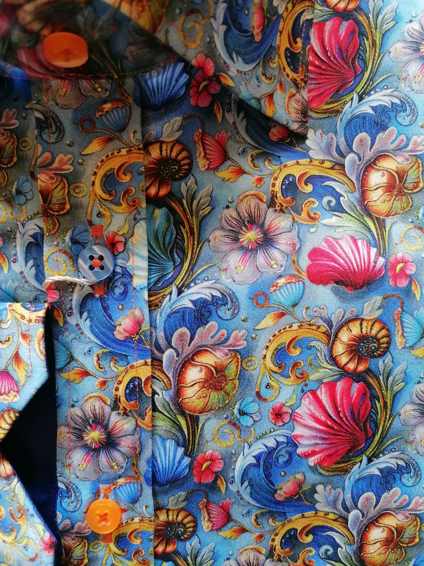 Mens Shell Print shirt
