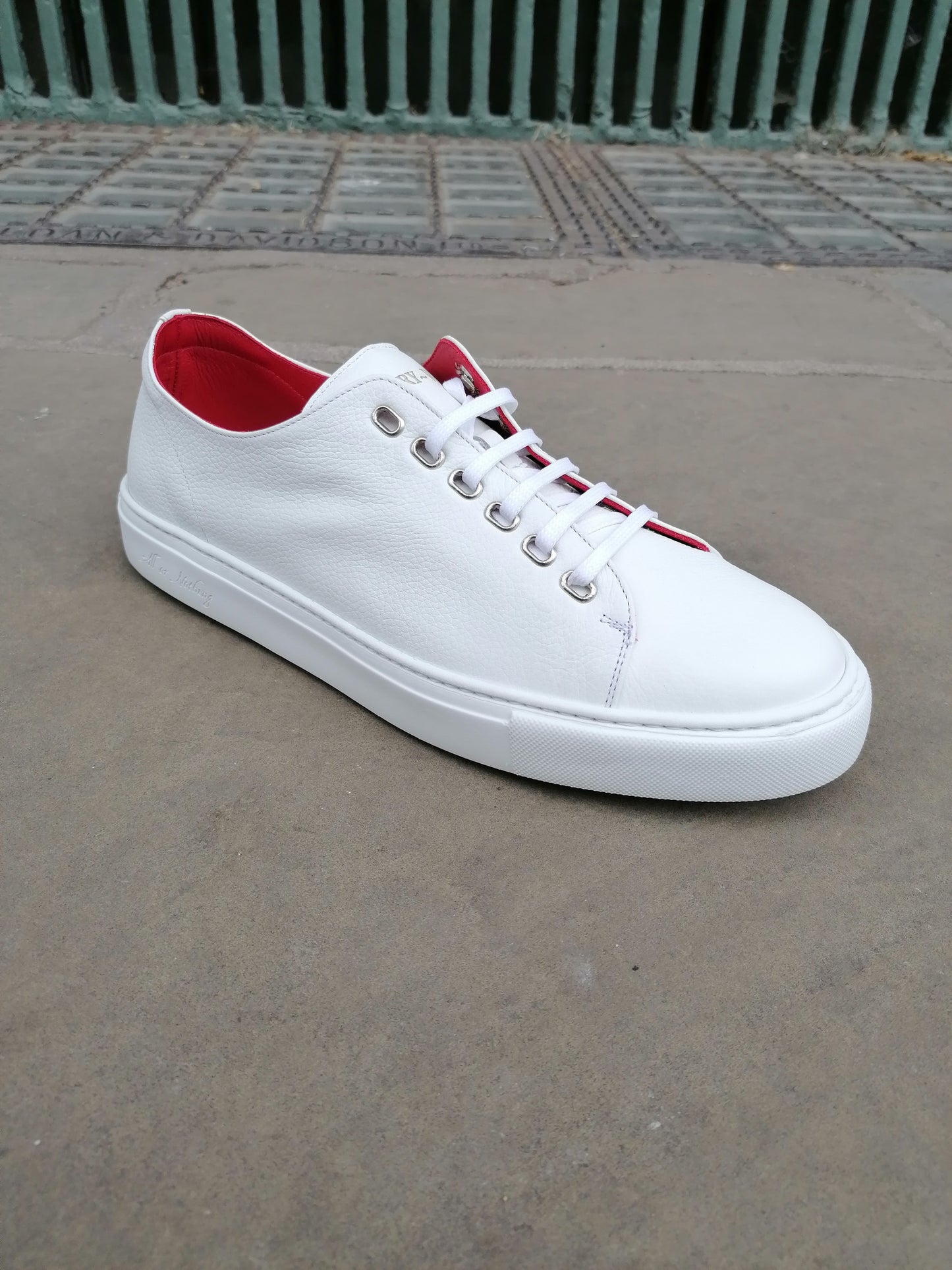 Jeffery West Muse Bounder Chage Madras White Sneaker
