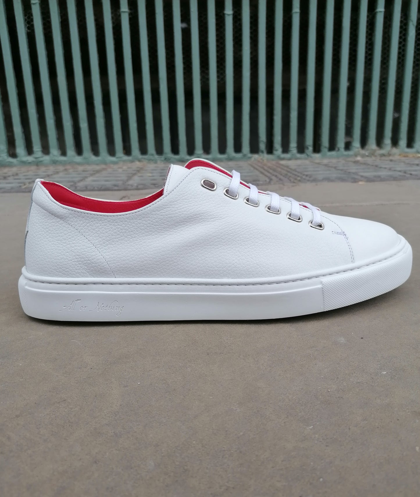 Jeffery West Muse Bounder Chage Madras White Sneaker