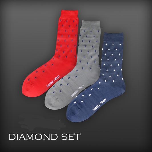 Jeffery West Polka Diamond socks.