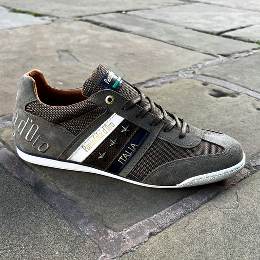 "Imola" Olive Suede Sneaker