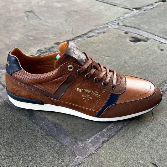 "Matera" Tortoise Shell Leather Sneaker