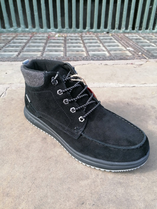 Tokio Black Negro Waterproof Mid Boot