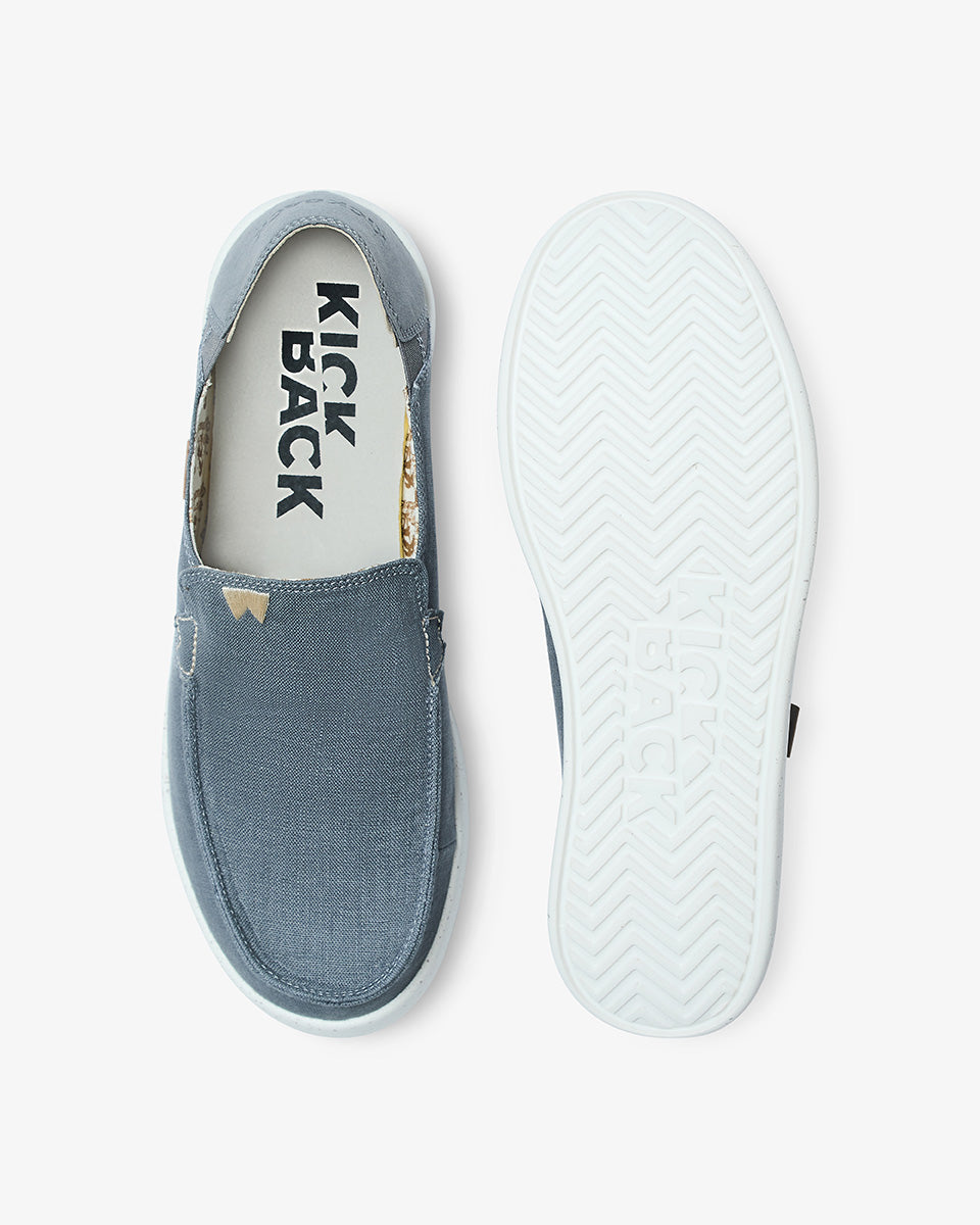 Barbeach Blue Grey Linen