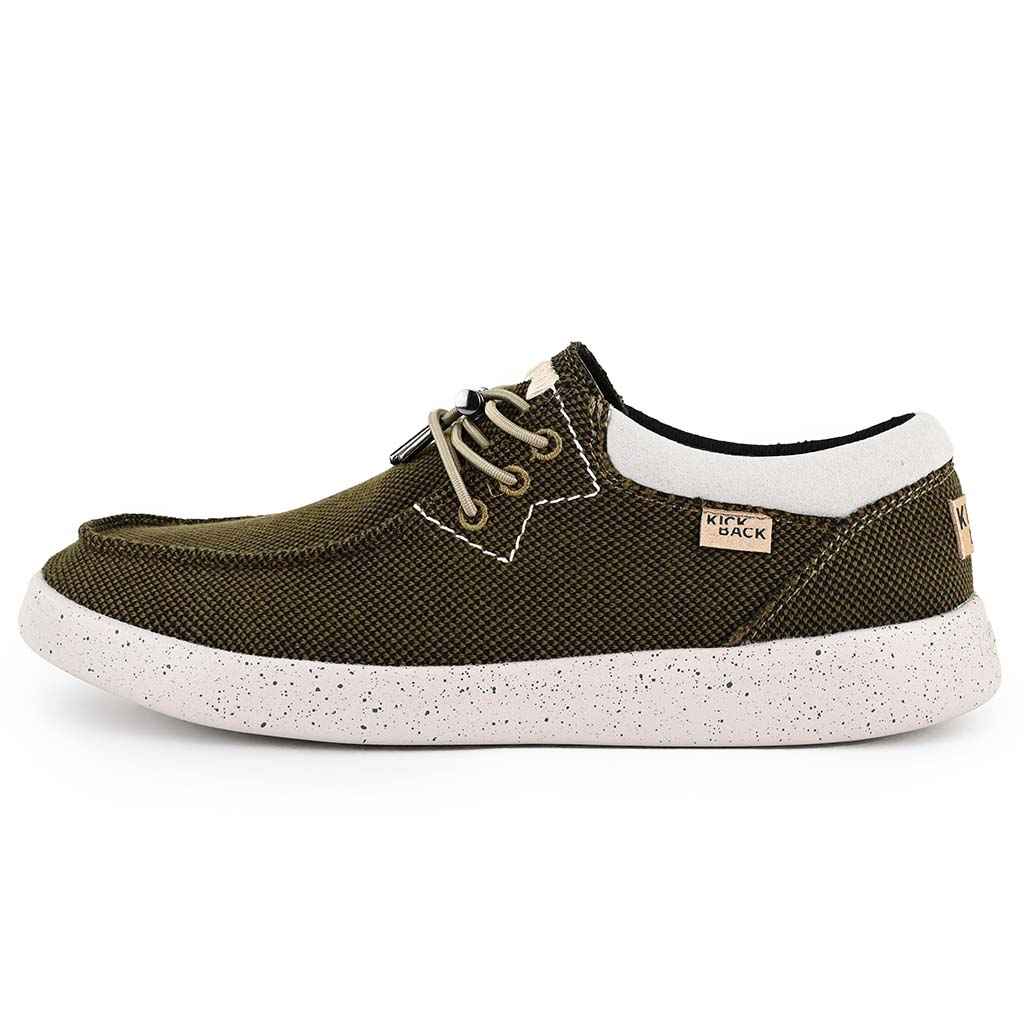 Kick Back Haven Supersoft Khaki/Black Canvas