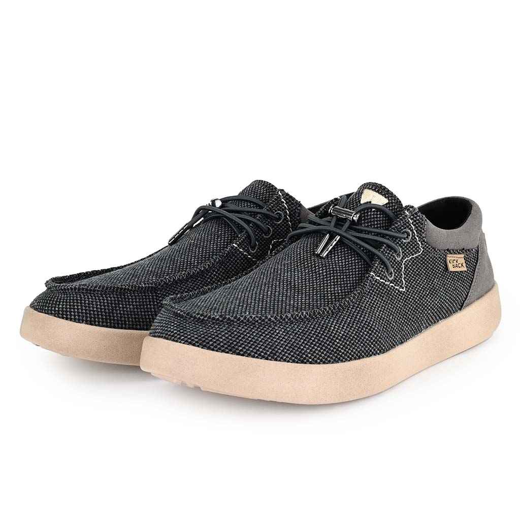 Kick Back Haven Supersoft Charcoal/Black Canvas
