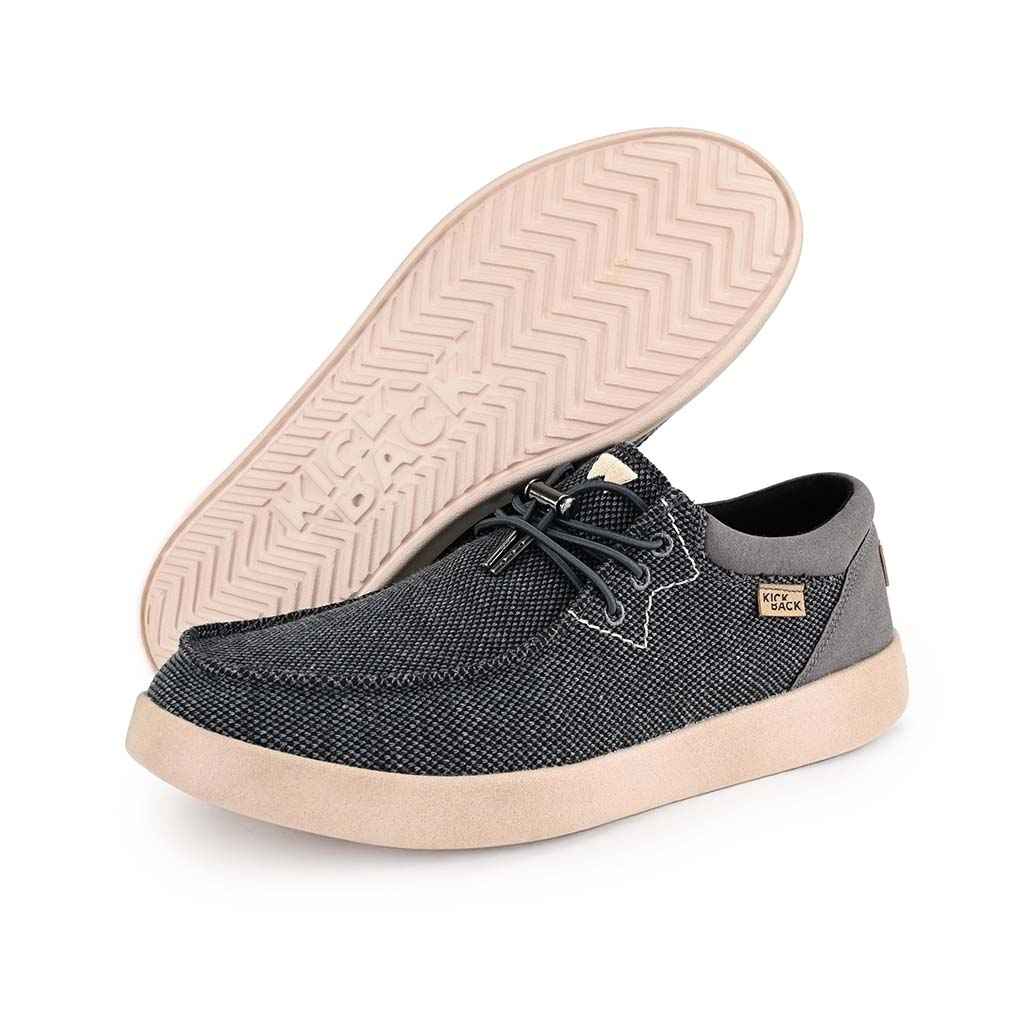 Kick Back Haven Supersoft Charcoal/Black Canvas