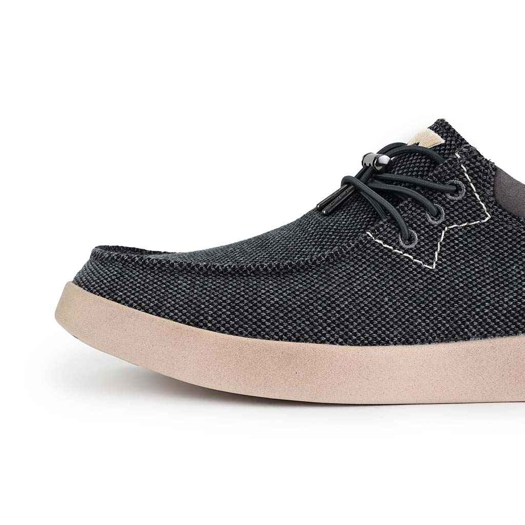 Kick Back Haven Supersoft Charcoal/Black Canvas
