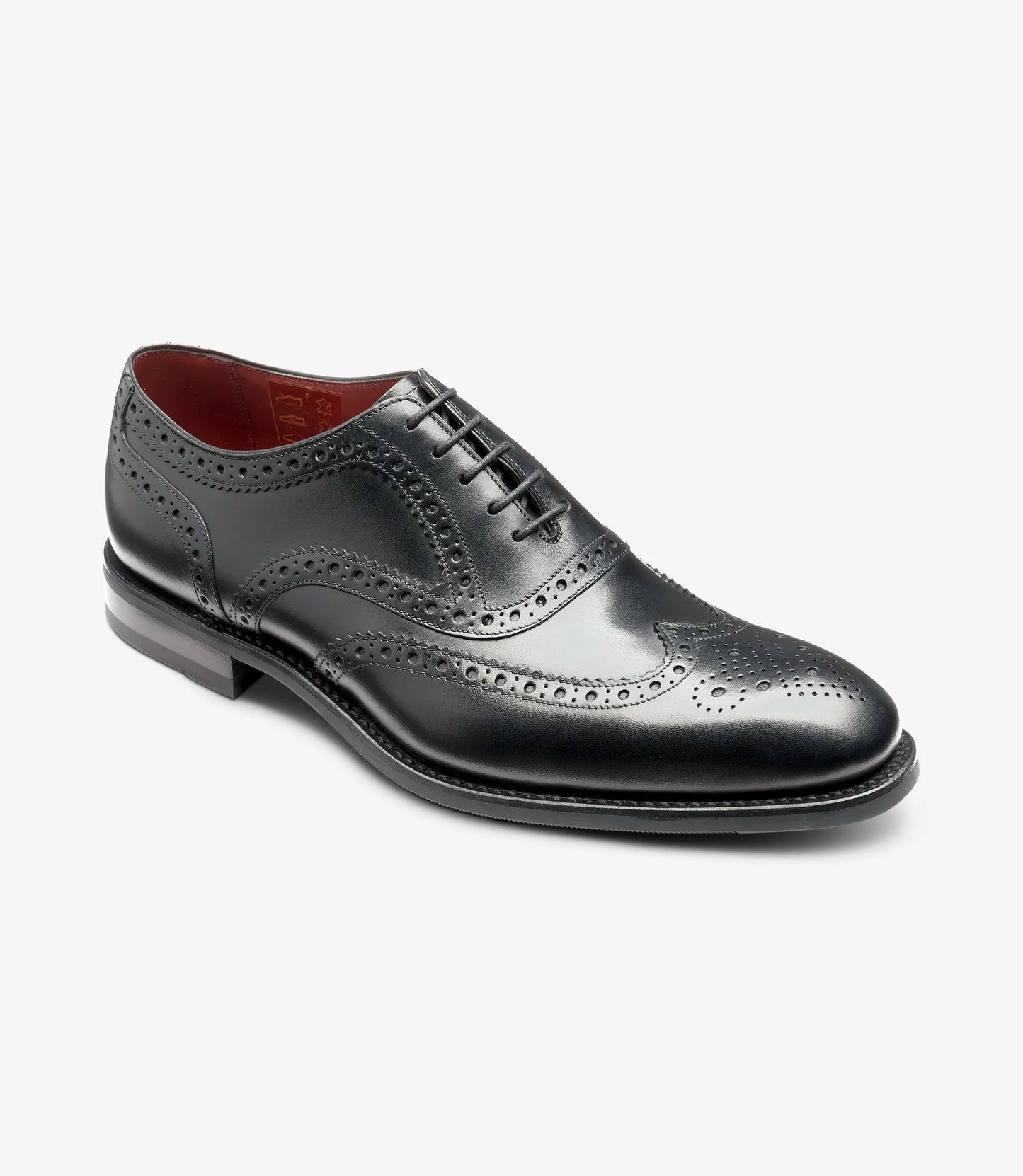Loake Kerridge Black Calf Leather Brogue