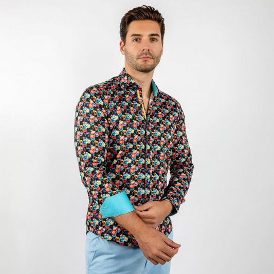 Men's Multicolour Bouquet Shirt