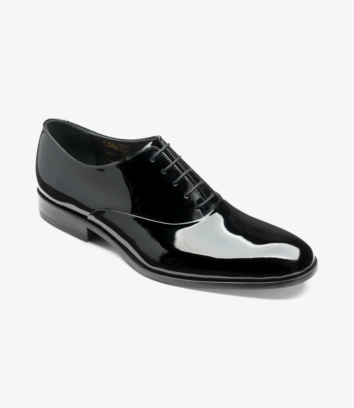 Patent Black Leather Oxford Shoe