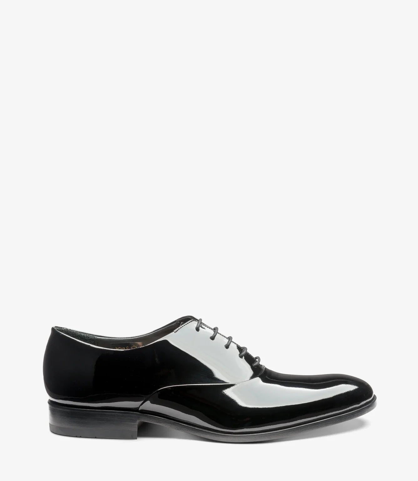 Patent Black Leather Oxford Shoe