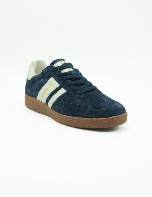 Bomber Low Vitello/suede Blu/Bianco