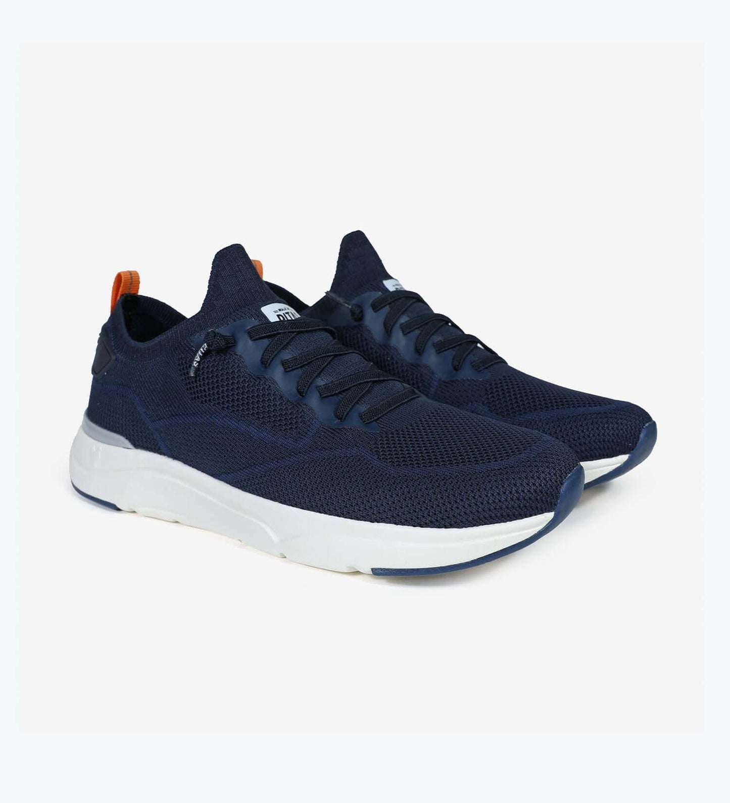 Cue Slip On Knit Canvas Sneaker Navy
