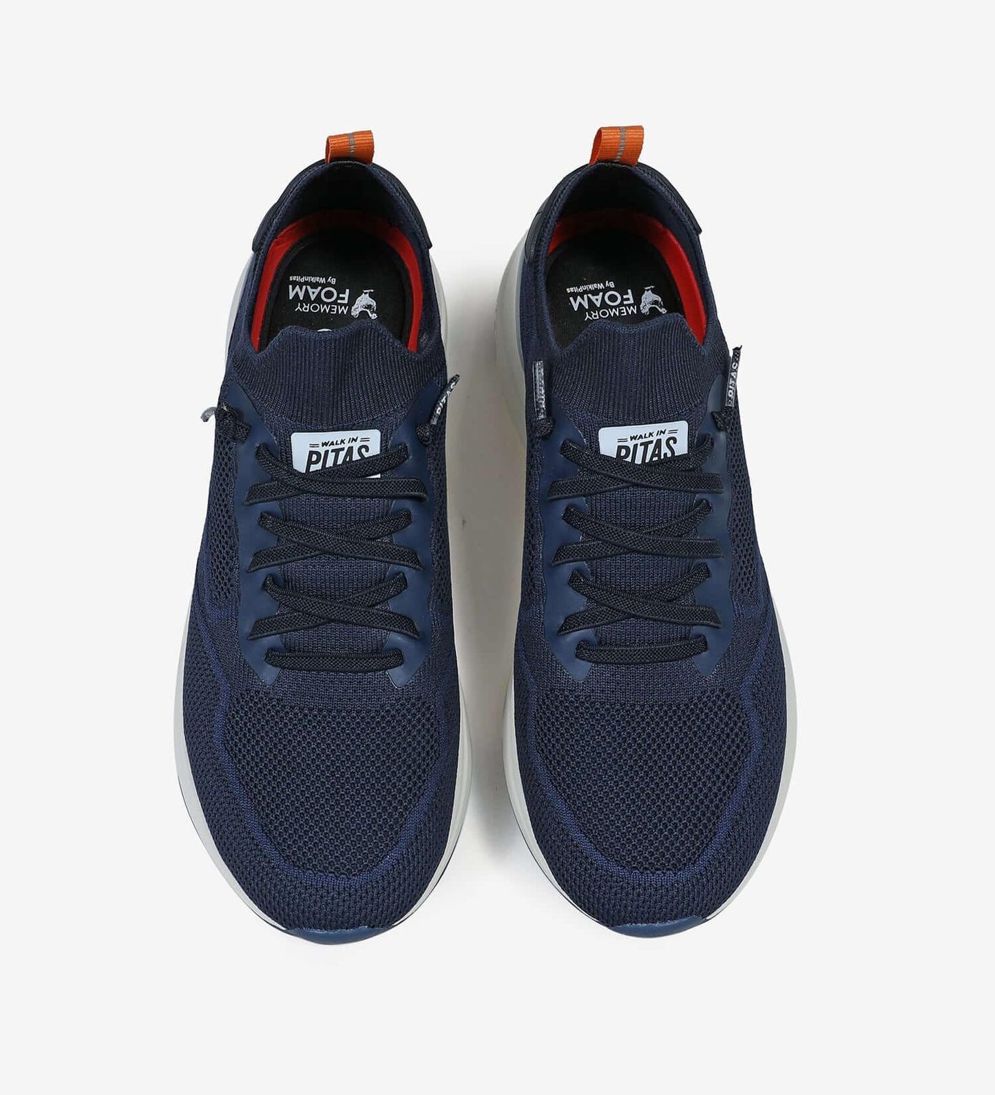 Cue Slip On Knit Canvas Sneaker Navy