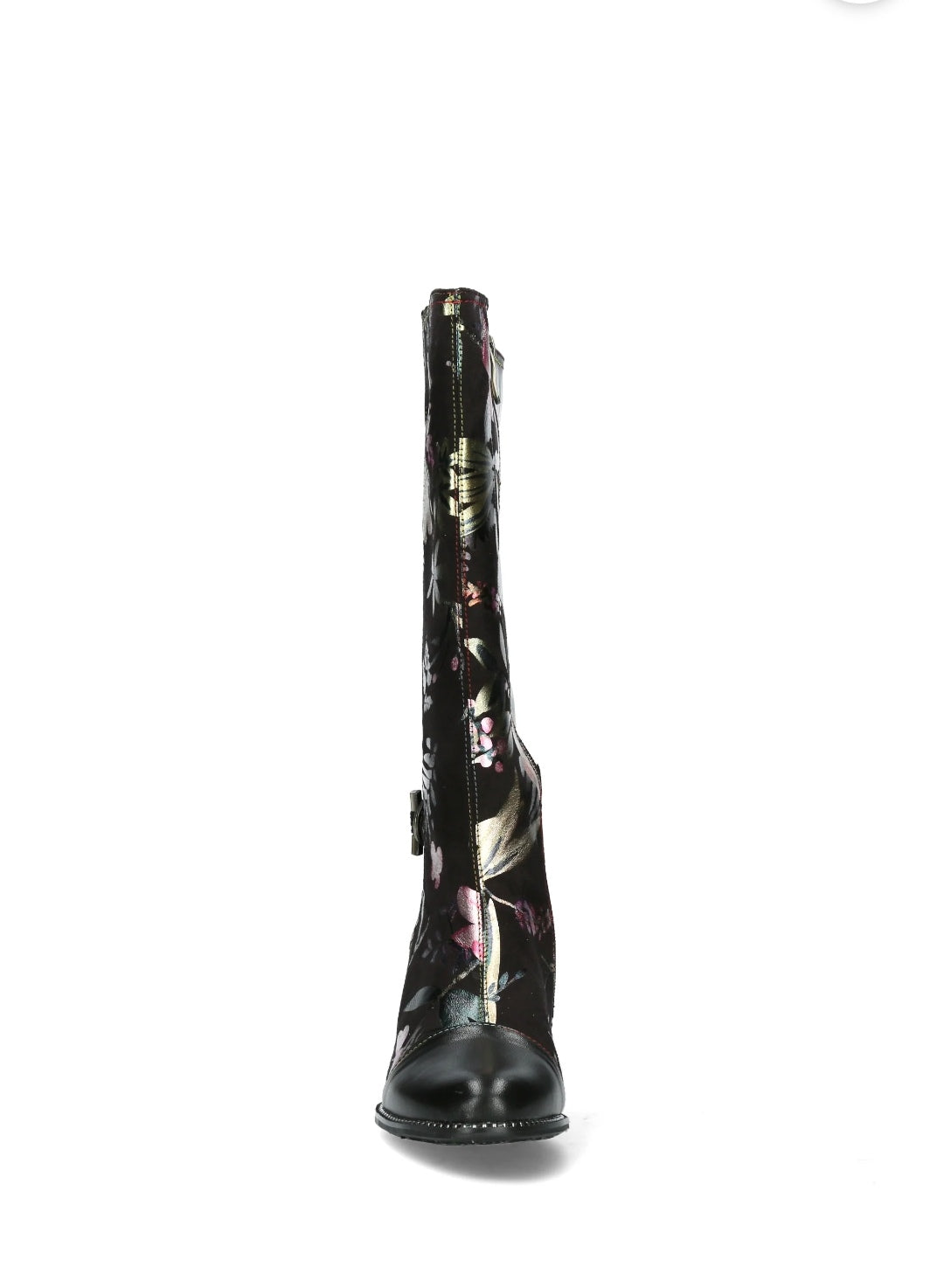 Laura Vita Oliveo 02 Long Boot with Side Zip and Jewelled High Heel. Only 3 left