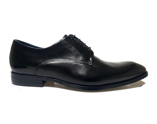 Paolo Vandini Eton Toe Design Black Shoe
