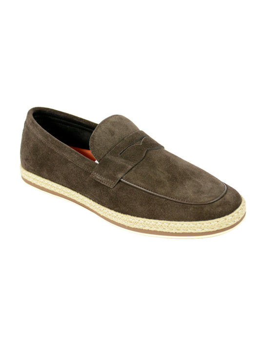 Azor Theo Brown Suede Loafer