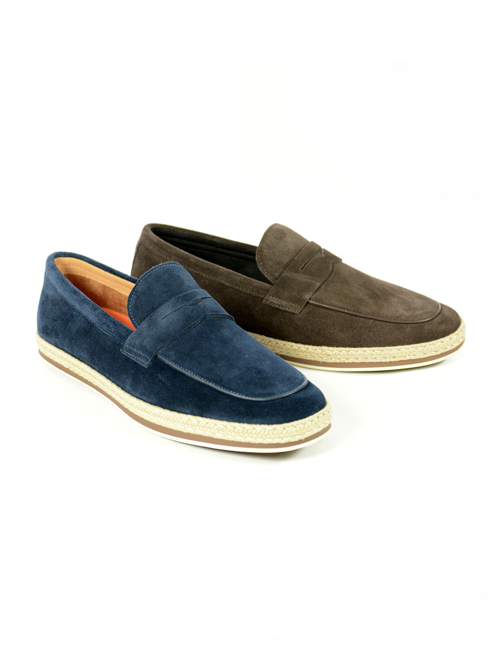 Azor Theo Navy Suede Loafer