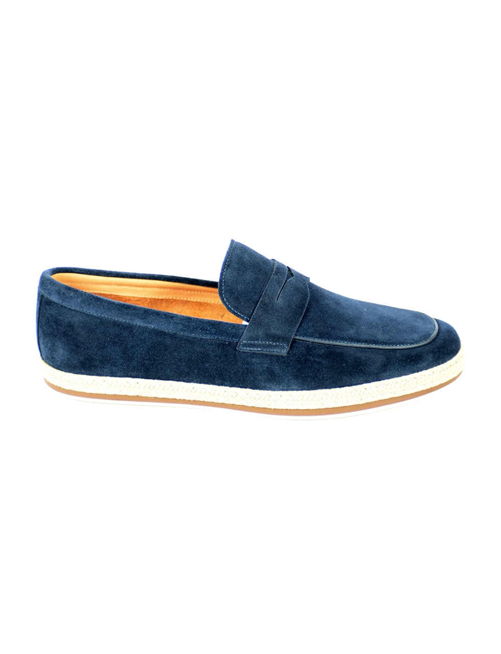 Azor Theo Navy Suede Loafer