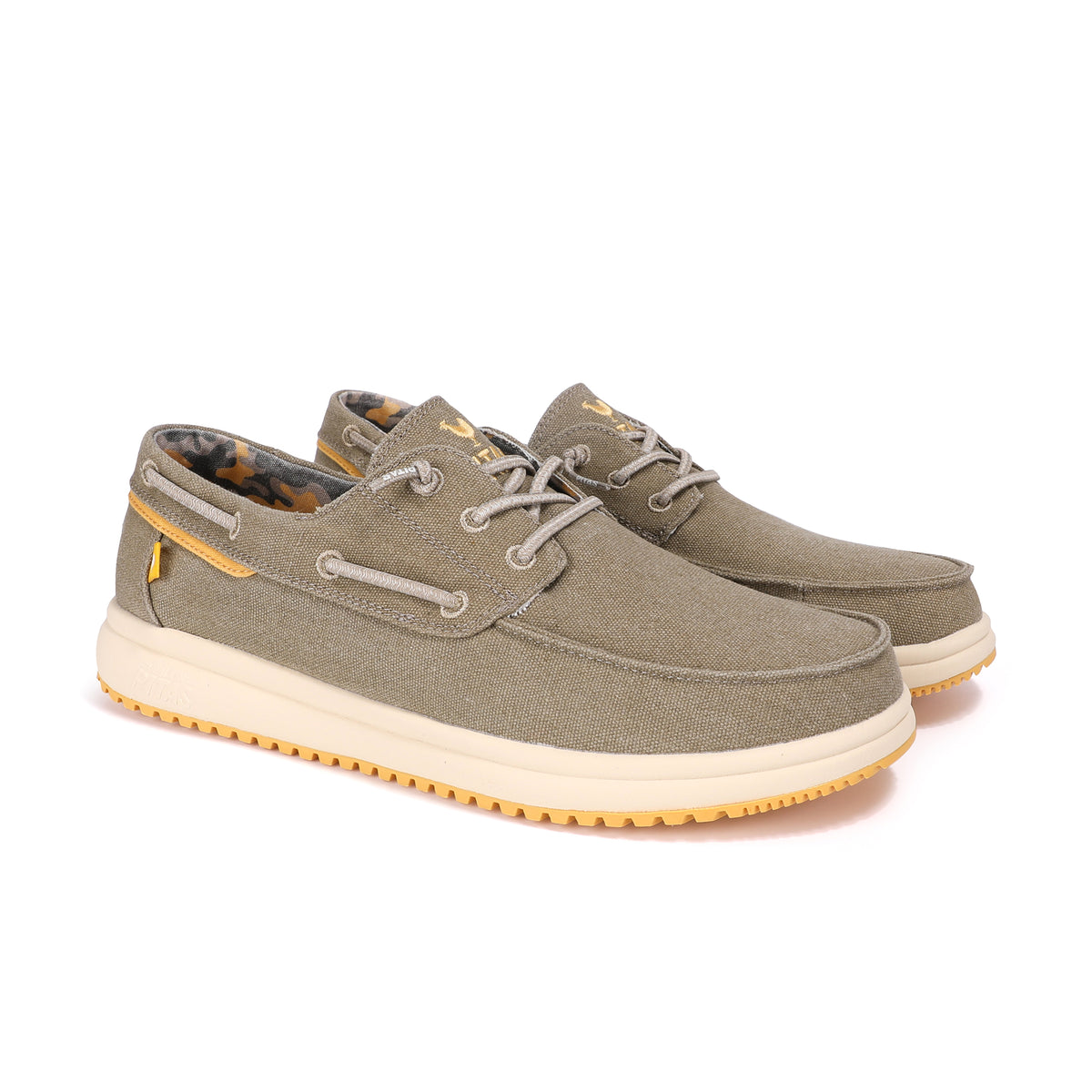 Tulum Beige Boat Shoe