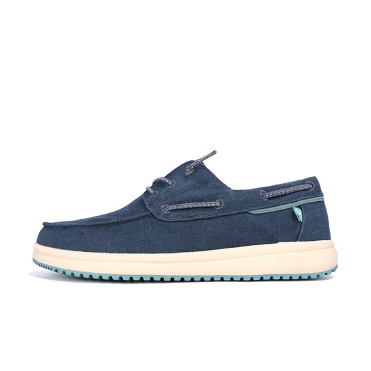 Tulum Navy Marino Boat Shoe