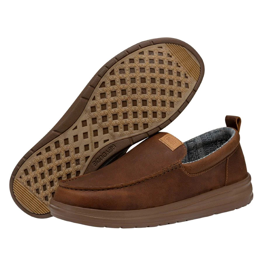 Wally Grip Brown Leather