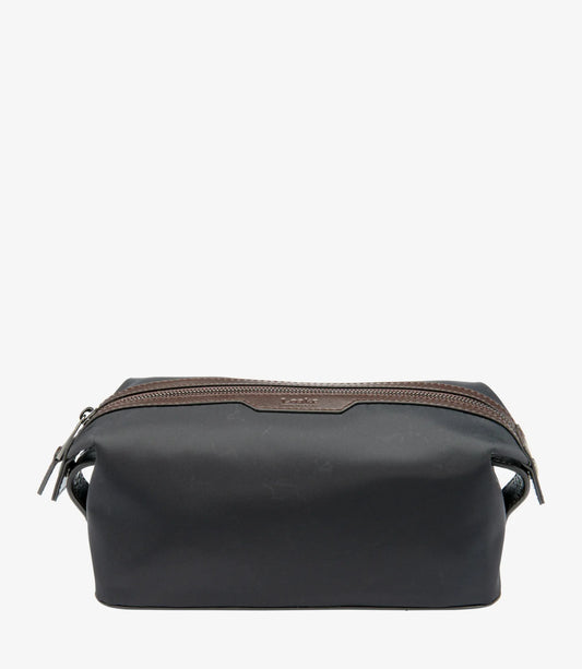 Welland Washbag Black Leather