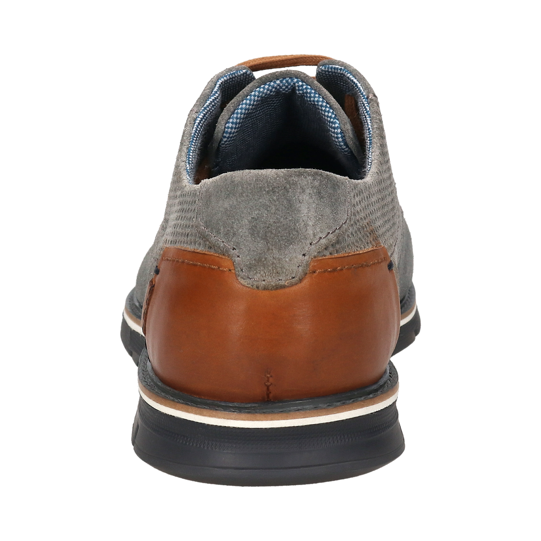 Lightweight Grey Suede Lace Up Derby