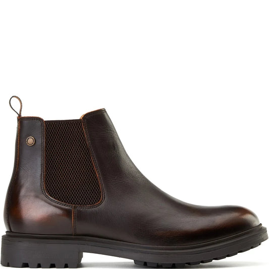 Base London Roebuck Waxy Boot in Brown